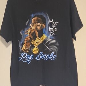 Pop Smoke Black Graphic Tee